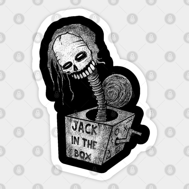 JACK IN THE BOX Sticker by DeathAnarchy